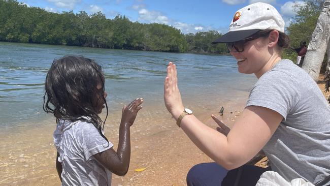 The program provides the island’s little ones with essential items and care. Picture: Supplied.