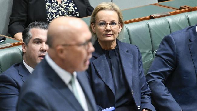 Deputy Leader of the Opposition Sussan Ley in the House of Representatives at Parliament House in Canberra. Picture: NewsWire / Martin Ollman