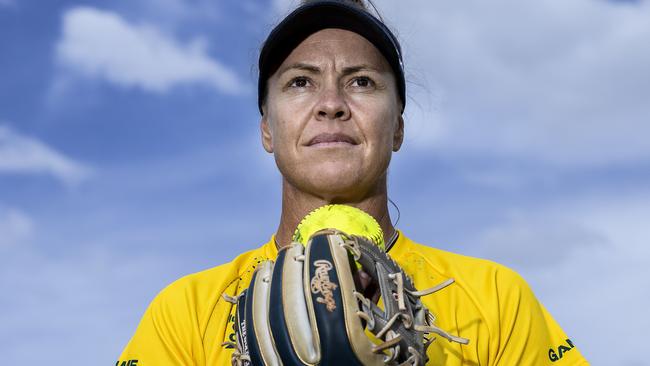 CANBERRA, AUSTRALIA- NewsWire Photos MARCH 3 2021:Triple Olympian and dual medalist, Captain of the Australian softball team,Stacey Porter,  in Canberra. Picture: NCA NewsWire / Gary Ramage