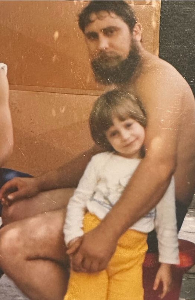 Jelena Dokic’s social media post she shared of her as a child with her father after announcing his death. Picture: Instagram