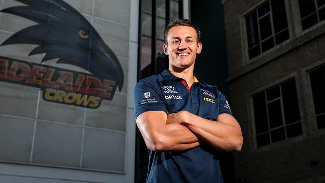 AFL - Friday, 17th July, 2020, Adelaide Crows name Tom Doedee as Captain for at least the next 4 weeks while Captain Rory Sloane recovers from a broken hand. Picture: Sarah Reed