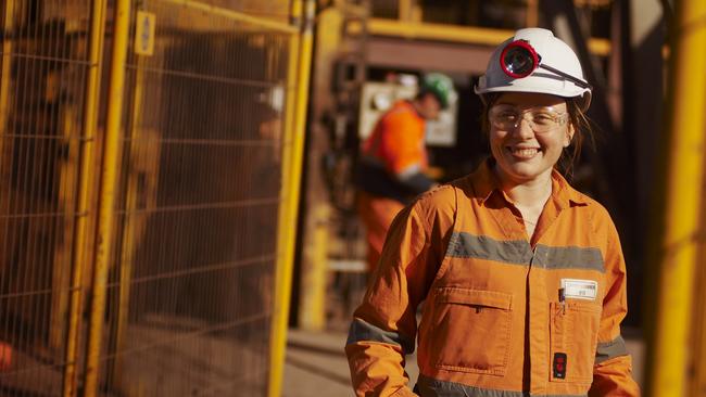 Sarah Chinner, Superintendent Geology at Olympic Dam has worked at the mine since 2005.