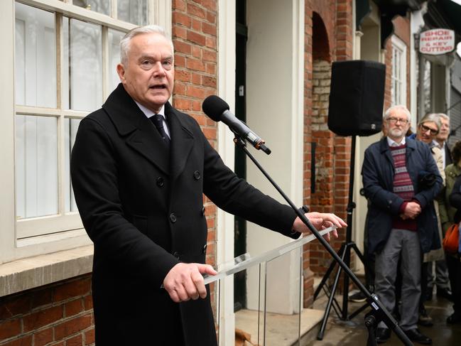 Huw Edwards, pictured making a speech in February 22, was the BBC’s highest paid news presenter. Picture: Getty Images