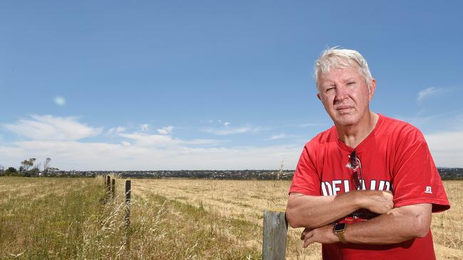 Port Noarlunga South Residents Association spokesman Gordon Penhall said southern residents had thrown their support behind Gary the Goat. Picture: Roger Wyman