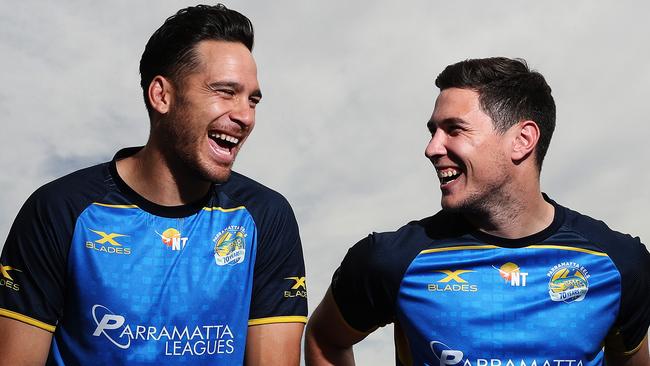 Corey Norman has found a release in Mitchell Moses. (Brett Costello)