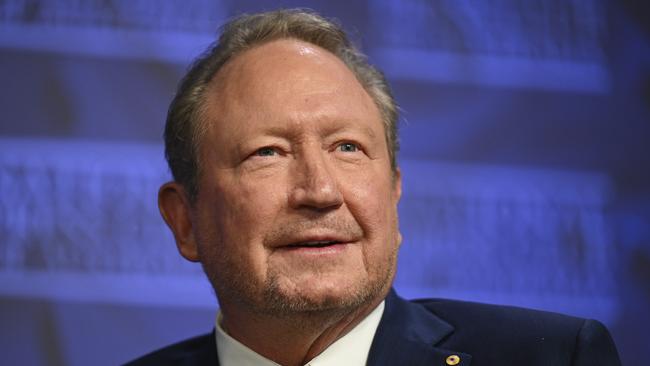 Minderoo Foundation chair Andrew Forrest. Picture: NewsWire / Martin Ollman