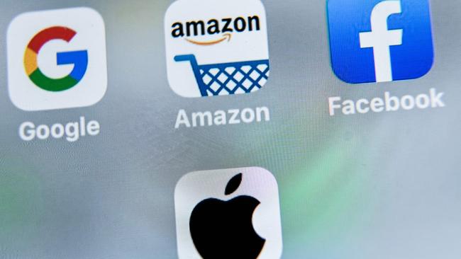 The two regulatory battlegrounds for Big Tech will be antitrust and free speech. Picture: AFP