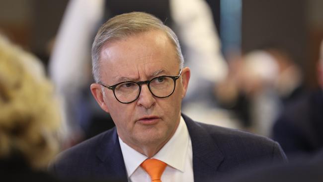 Anthony Albanese address the press club for the first time as Prime Minister. NCA NewsWire / Gary Ramage