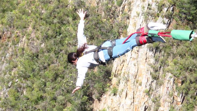 The Bloukrans Bungy is Africa's highest bungy jump.