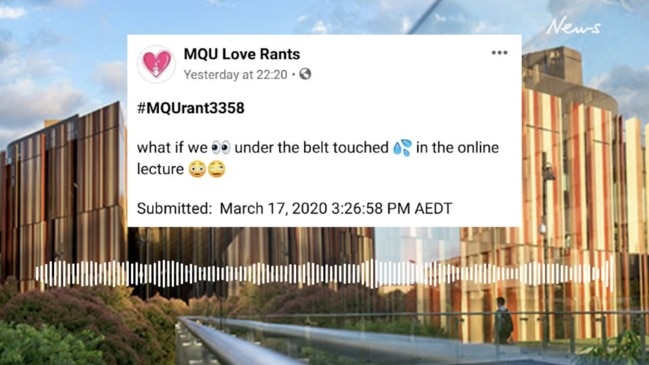 Macquarie University Law Lecturer Livestreamed Description Of Sex Act In Class