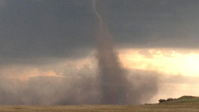 This is not a mosquitonado. It is an actual tornado in North Dakota, USA. But if you chec