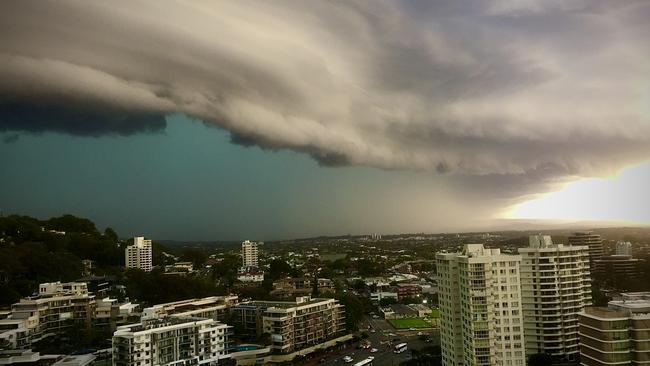 Monday’s storm saw buckets of rain fall in a matter of hours. Picture: Supplied.