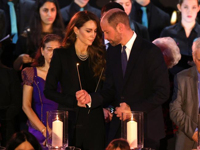 Kate was a last-minute addition at the sombre occasion. Picture: Dan Kitwood/Getty Images