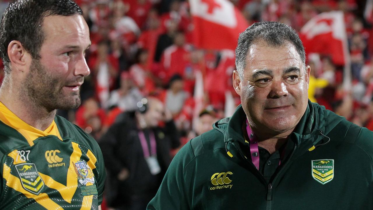 Garry Schofield has kicked off an international war of words with Australia, saying the Kangaroos are running scared of facing England.