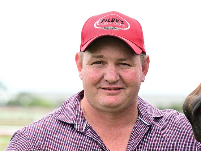 Rockhampton trainer Clinton Taylor tastes success with Astapor at Doomben. Picture: Grant Peters - Trackside Photography