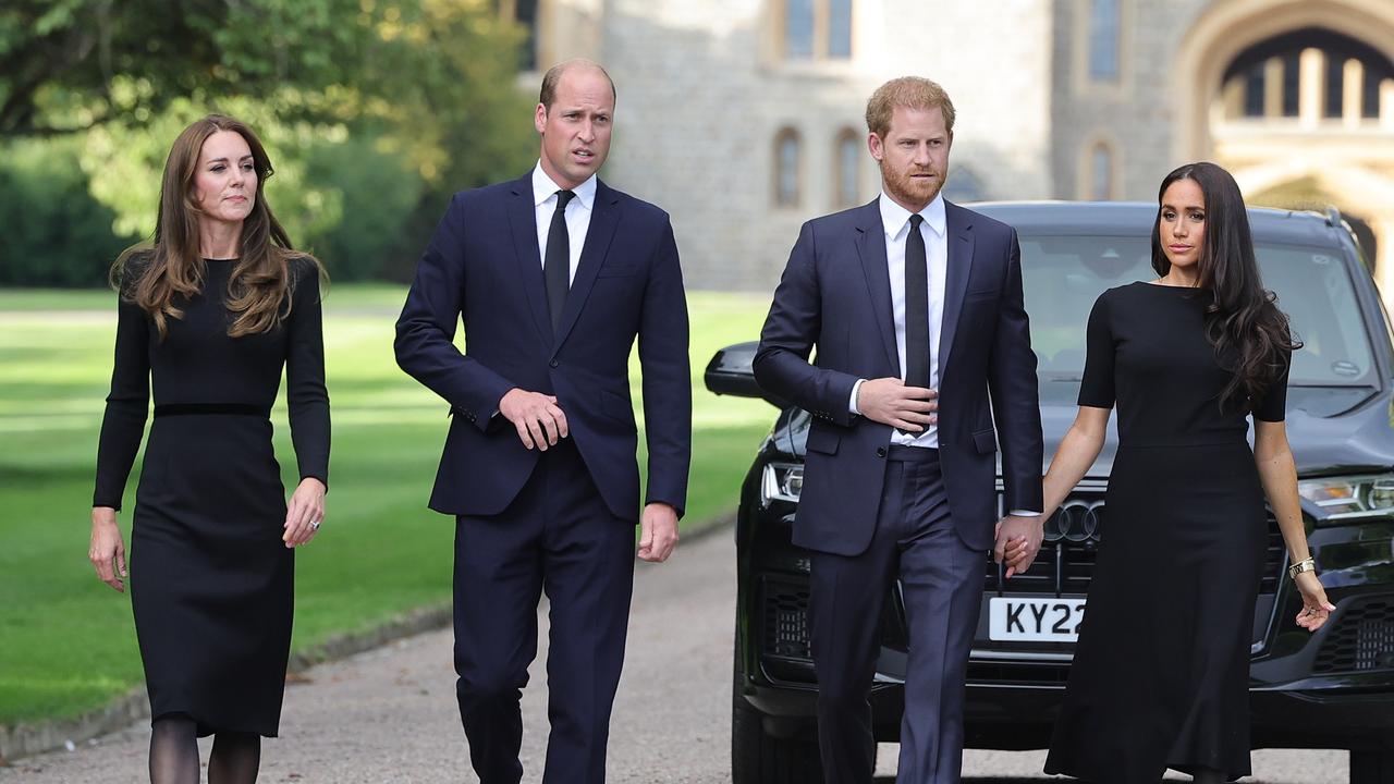 Prince Harry and Meghan Markle are clawing their way back into the UK as Kate’s star rises. Picture: Chris Jackson/Getty Images