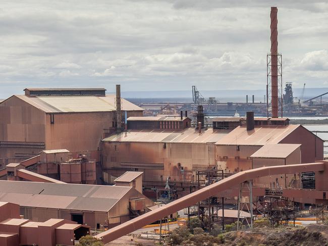 Hummock Hill Lookout. Overview of the town of Whyalla SA. Pictured on 26th September 2024. Picture: Ben Clark