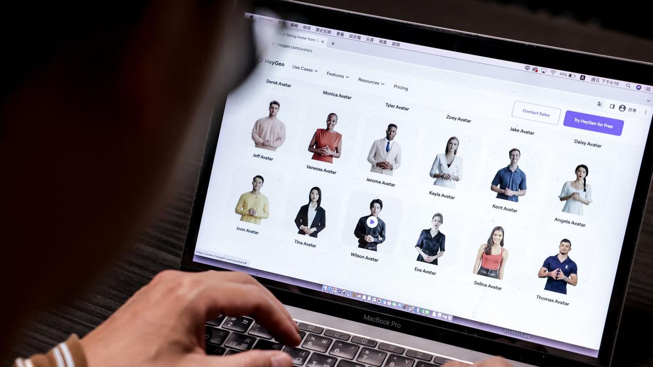 Male pupils from a Sydney private school were caught creating explicit deepfakes using AI software. Picture: AFP