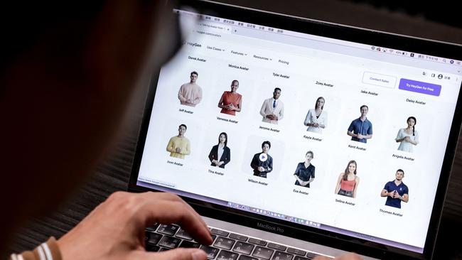 Male pupils from a Sydney private school were caught creating explicit deepfakes using AI software. Picture: AFP
