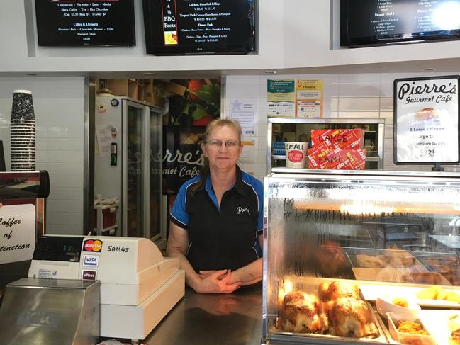 Pierre's Gourmet Cafe owner Sharon Milne said that despite there being no vacancies within close proximity to the shopping centre, businesses were still feeling the pinch.