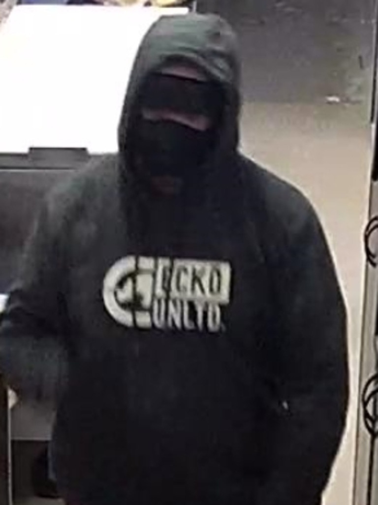 CCTV of Port Wakefield robbery suspect Picture: SA Police