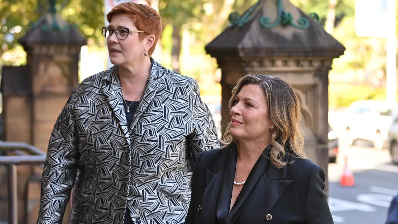 Marise Payne (left) and Jenny Morrison are also in attendance. Picture: NCA NewsWire/Joel Carrett