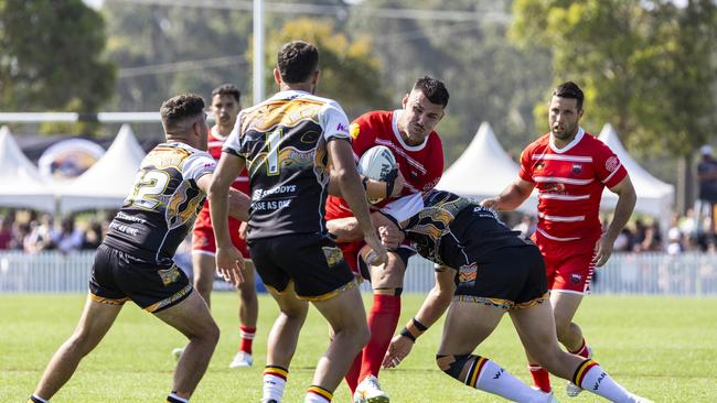 Men's Koori Knockout grand final, Walgett Aboriginal Connection vs Wiradjuri Aboriginal Rivers. Picture: Andrea Francolini