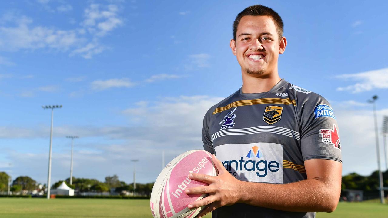 Sunshine Coast Falcons and Mal Meninga Cup player Brock Thomas has been revealed as one to watch this season. Picture: Patrick Woods.