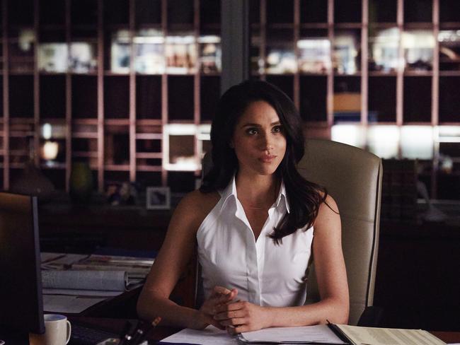 Meghan Markle as Rachel Zane in Suits. Picture: USA Network