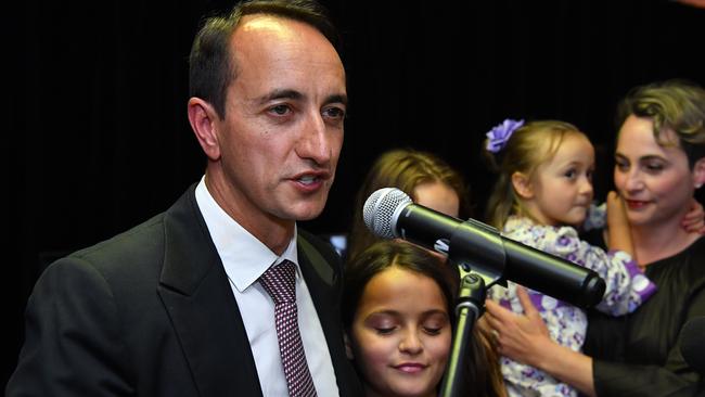 Liberal Dave Sharma has won the seat previously held by Malcolm Turnbull. Picture: Joel Carrett/AAP