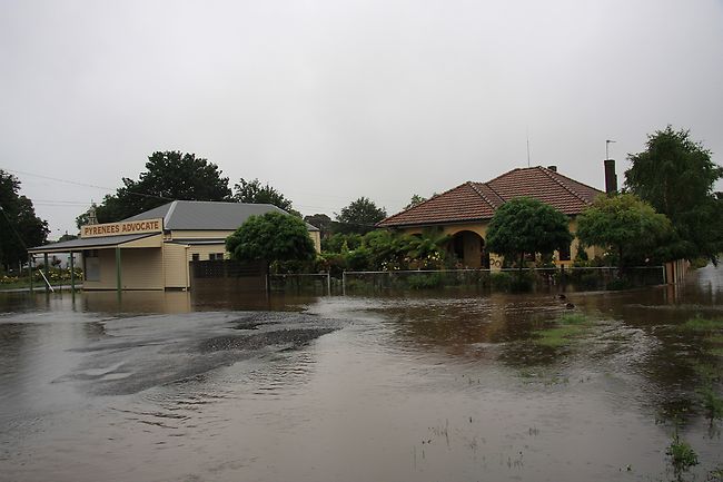 <p>Floods in Beaufort, near the Grampians.</p> <p>Picture: Pyrenees Advocate.</p>