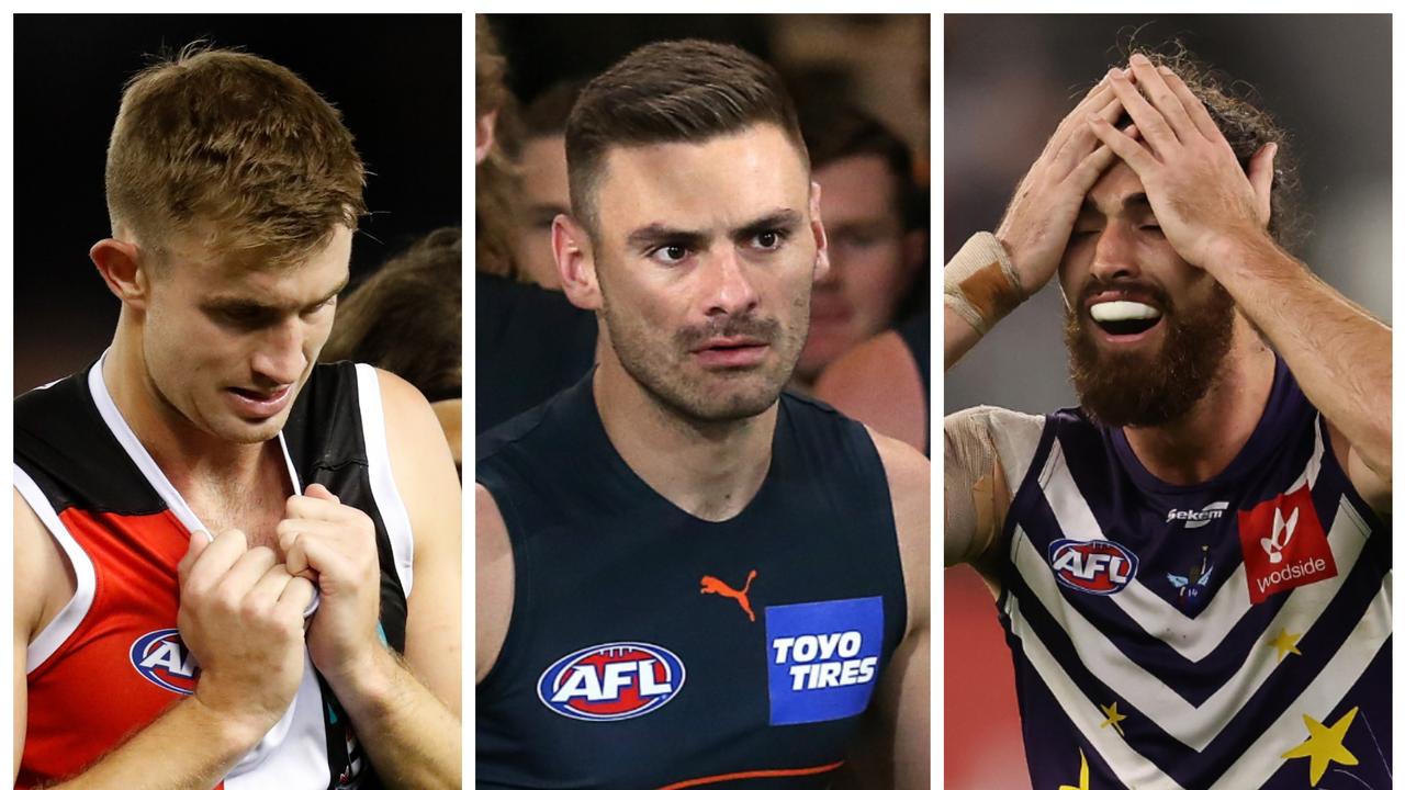 Fox Footy’s On the Couch team have put the microscope over three clubs that “got stage fright” on the weekend – St Kilda, GWS and Fremantle.