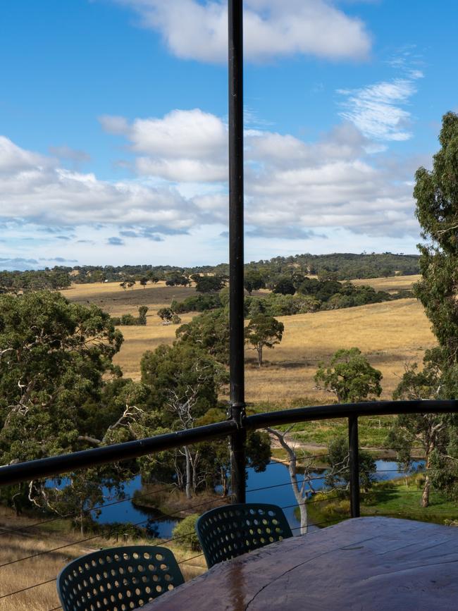 The view from the outdoor deck at Swagman Country Dining.