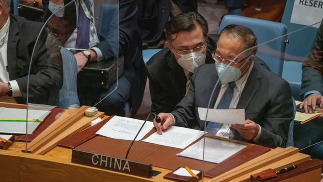 Zhang Jun, Permanent Representative of China to the United Nations. Picture: David Dee Delgado/Getty Images/AFP