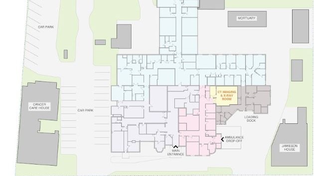 Milton Ulladulla Hospital upgrades site plan. Picture: Supplied