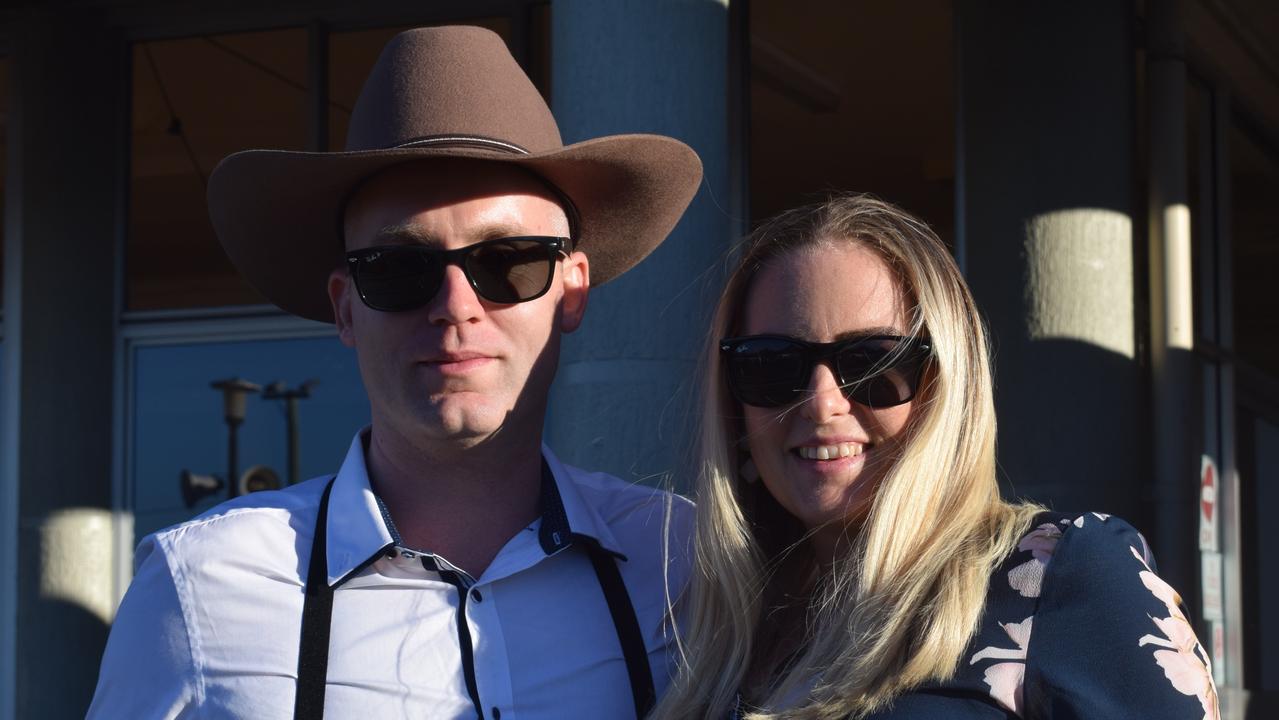 The Gympie Turf Club was packed full of happy punters as the region enjoyed its first ever TAB race meeting on Saturday, June 19, 2021: Zea and George Brimmer.