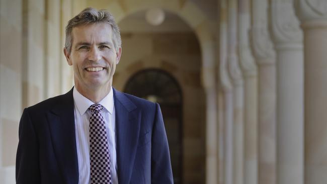 UQ Vice Chancellor Peter Hoj. Photo AAP/ Megan Slade