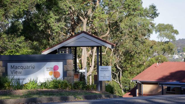 The Bolton Clarke aged care facility at Lake Macquarie. Picture: Liam Driver