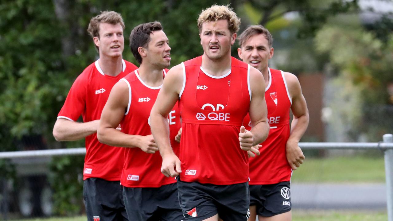 Will Gould has returned to Swans training in great shape. PICTURE: Stewart McLean