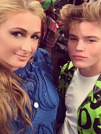 He is often mingling with A-list stars like Paris Hilton. Picture: Instagram