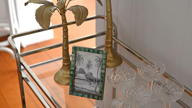 The home is decorated to reflect the family’s travels. Picture: Lyndon Mechielsen