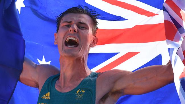 Australia's Dane Bird-Smith won bronze at the Rio Olympics in the Men's 20km.