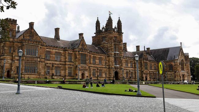 University of Sydney is one of the top universities in Sydney and consistently ranked in the top 50 in the world. Picture: NCA NewsWire/Bianca De Marchi