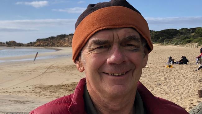 Winchelsea lifeguard Trevor Mildenhall is lucky to be alive after suffering a heart attack while at a Life Saving Victoria training day.