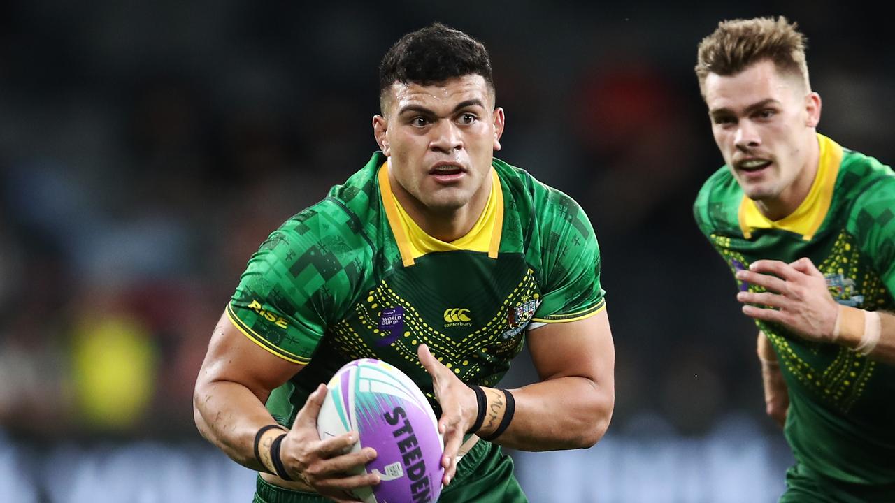 David Fifita was on fire for Australia against NZ in the World Nines.