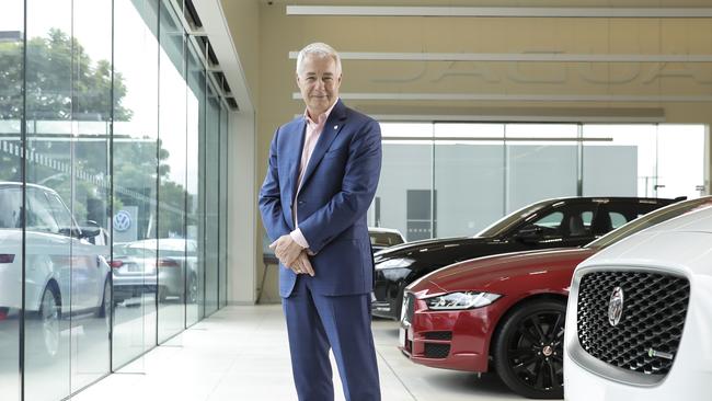 AP Eagers chief Martin Ward in the showroom. Picture: Mark Cranitch.