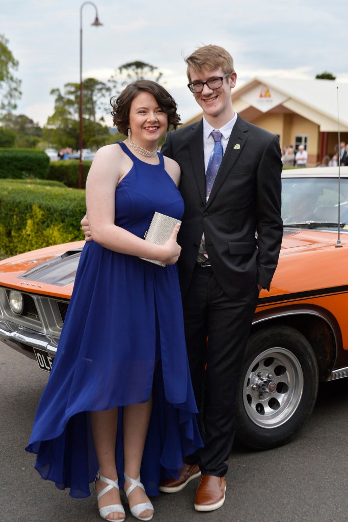 Amy Challenor and Harrison Back at Concordia formal at Redlands campus, Thursday, November 16, 2017. Picture: Kevin Farmer