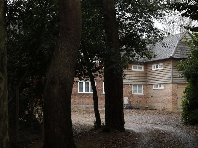 A view shows a house believed to be where Christopher Steele lives in Farnham, England. Picture: AP