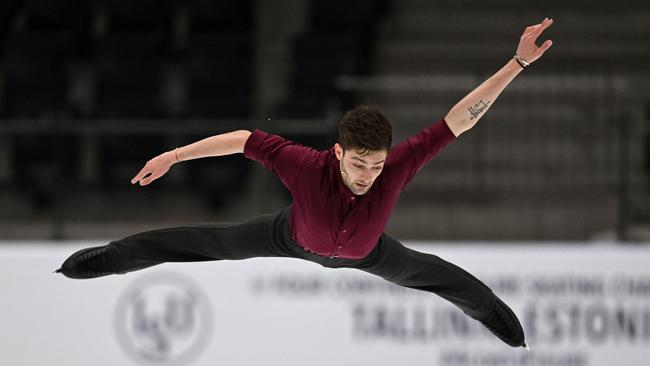 Australia's Brendan Kerry performs during the men's short program of the ISU Four Continents Figure Skating Championships in January.