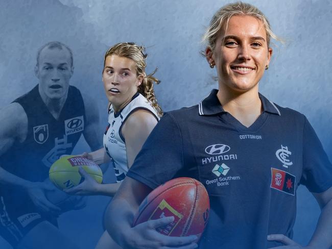 Abbie McKay Carlton captain art